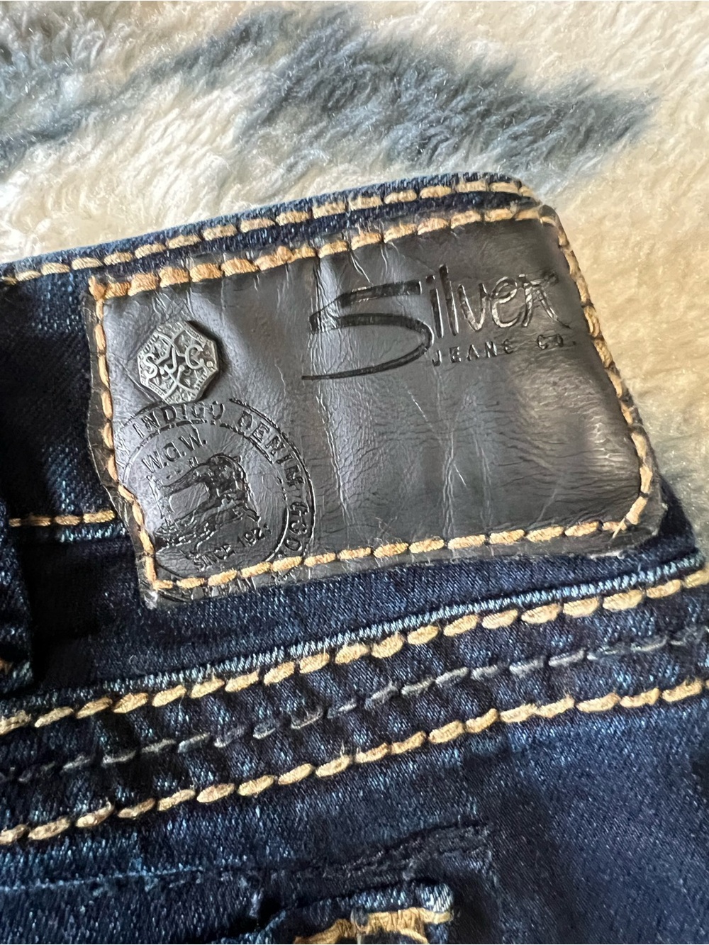Silver Jeans Dark Indigo Skinny Women's Jeans - Picture 5 of 7